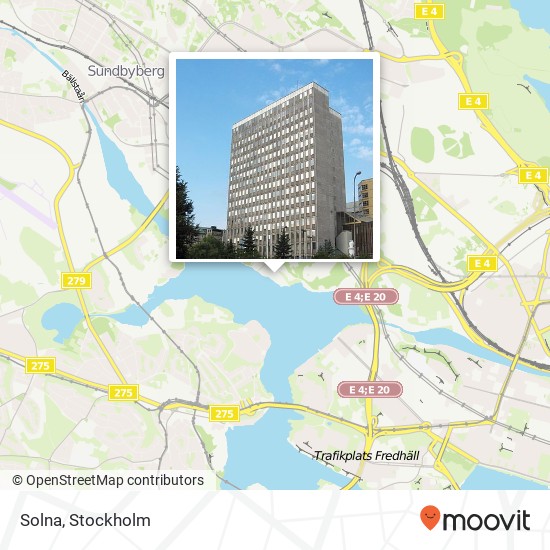 Solna map