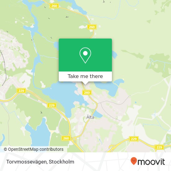 Torvmossevägen map