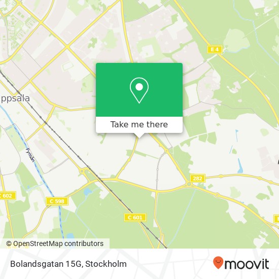 Bolandsgatan 15G map