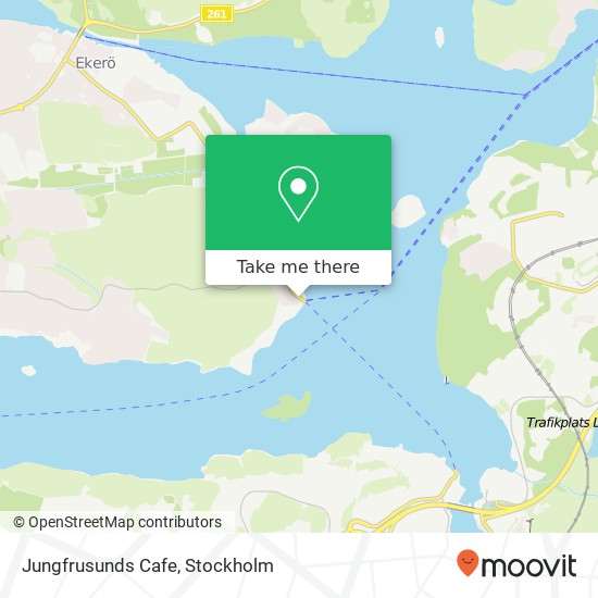 Jungfrusunds Cafe map