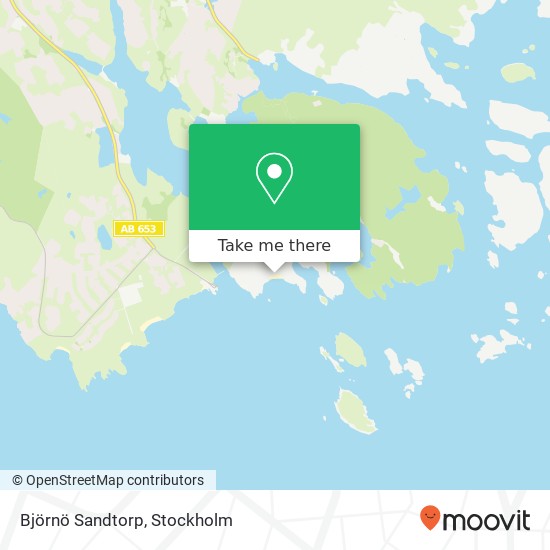 Björnö Sandtorp map