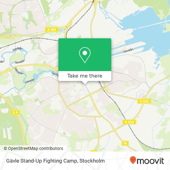 Gävle Stand-Up Fighting Camp map