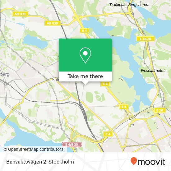 Banvaktsvägen 2 map