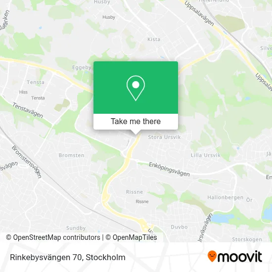 Rinkebysvängen 70 map