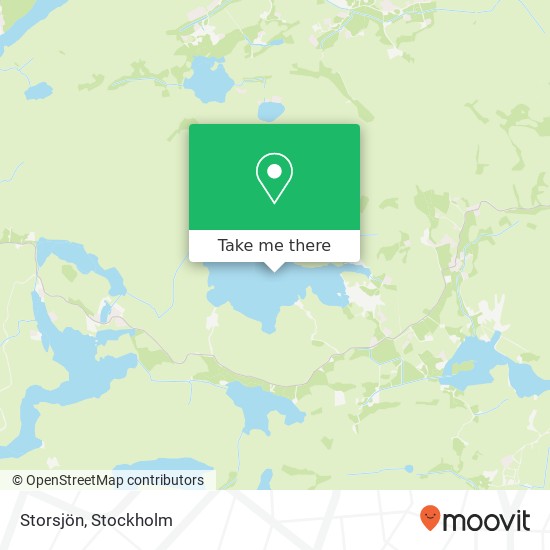 Storsjön map