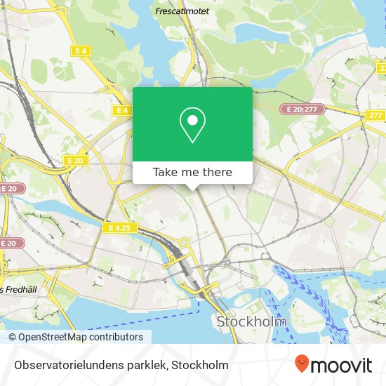 Observatorielundens parklek map