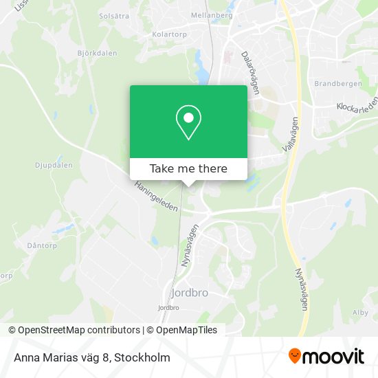 Anna Marias väg 8 map