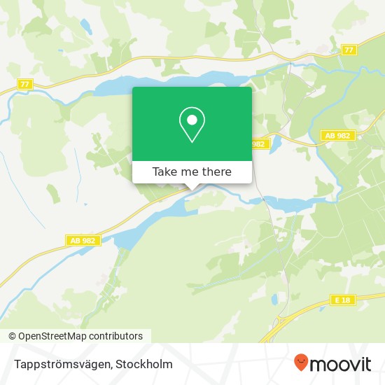 Tappströmsvägen map