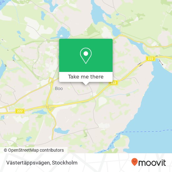 Västertäppsvägen map