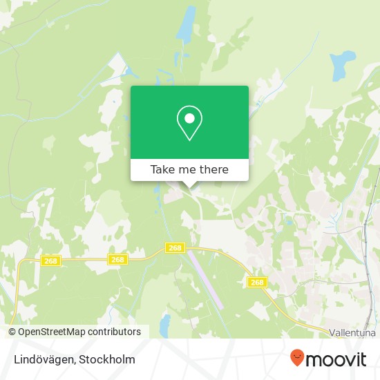 Lindövägen map