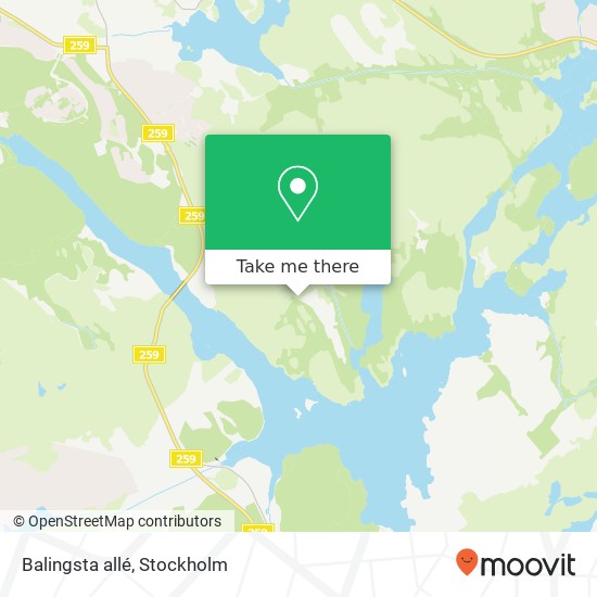 Balingsta allé map