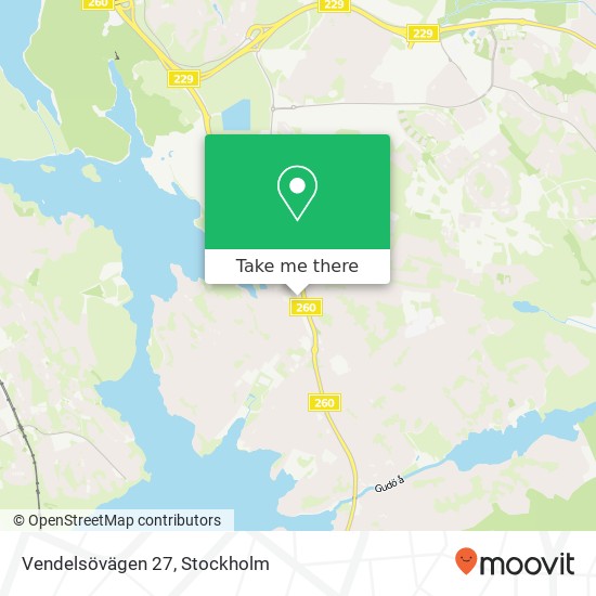 Vendelsövägen 27 map