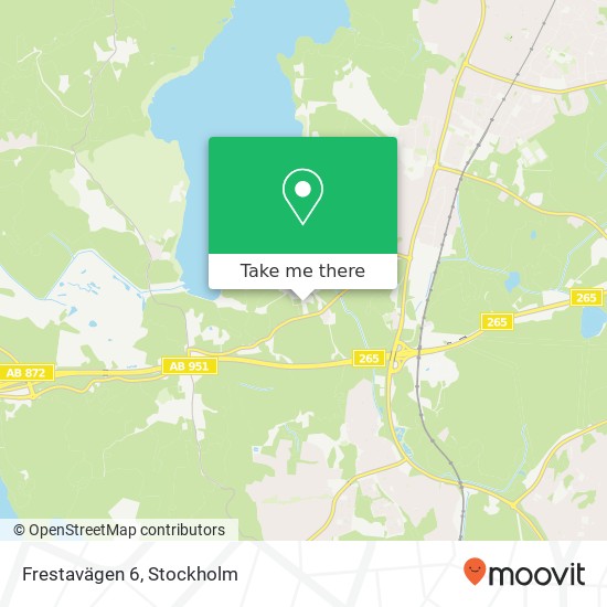 Frestavägen 6 map