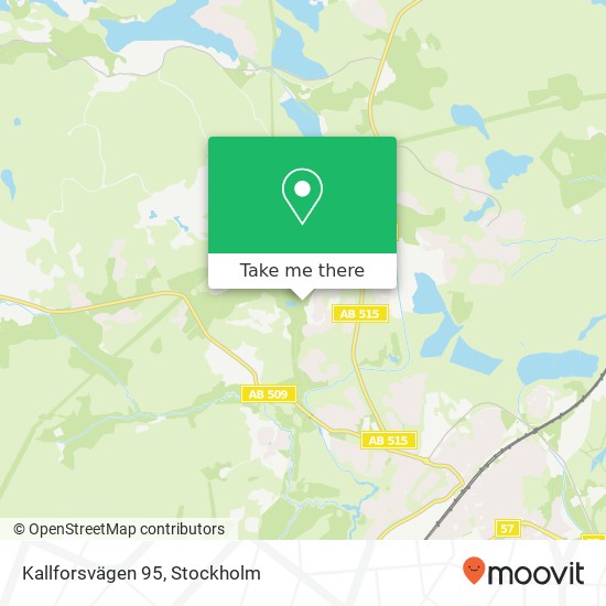 Kallforsvägen 95 map