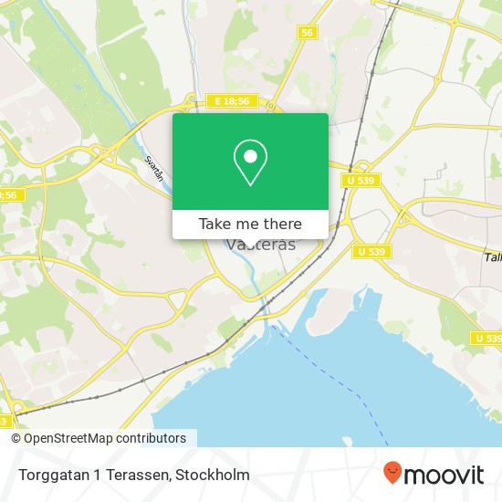 Torggatan 1 Terassen map