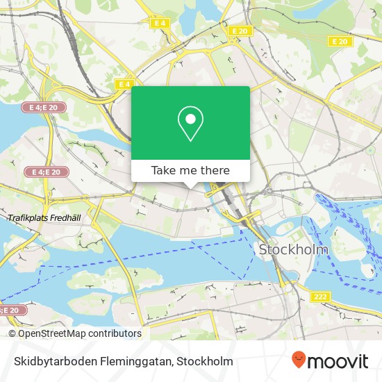 Skidbytarboden Fleminggatan map