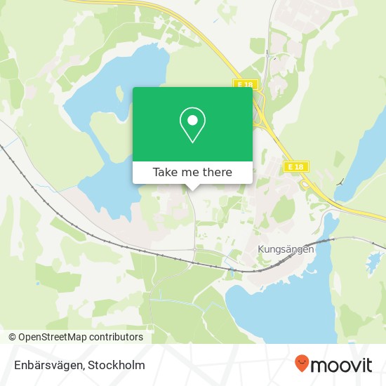 Enbärsvägen map