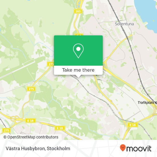 Västra Husbybron map