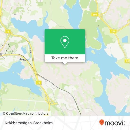 Kråkbärsvägen map