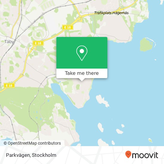 Parkvägen map