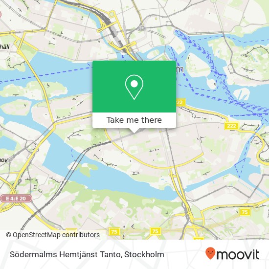 Södermalms Hemtjänst Tanto map