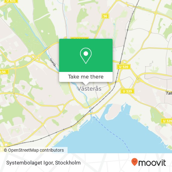 Systembolaget Igor map