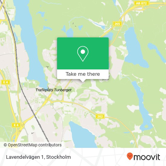 Lavendelvägen 1 map