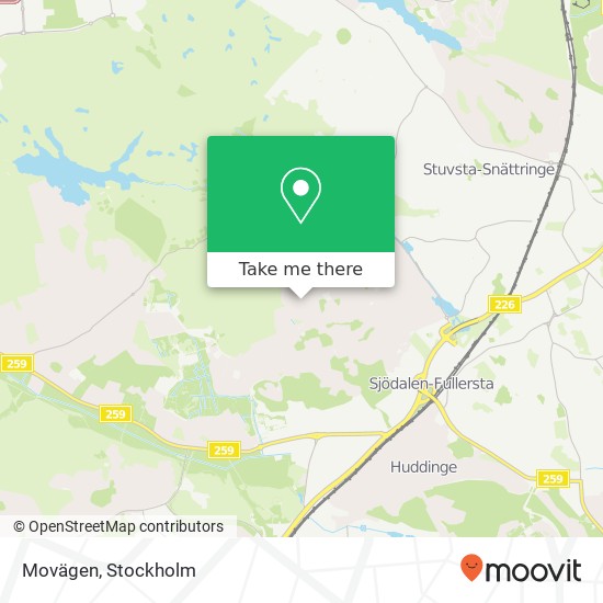 Movägen map