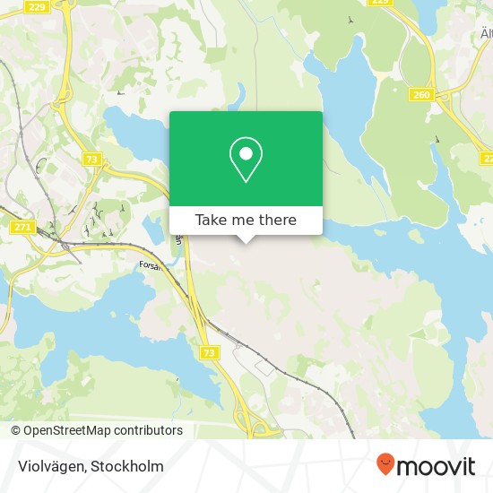 Violvägen map