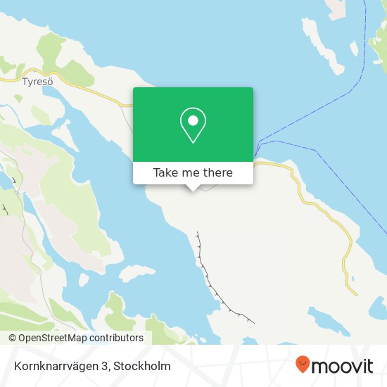 Kornknarrvägen 3 map