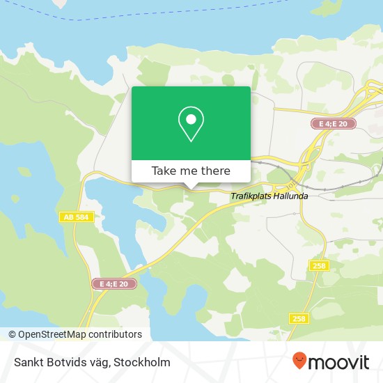 Sankt Botvids väg map