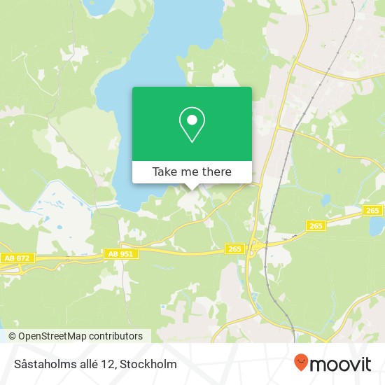 Såstaholms allé 12 map