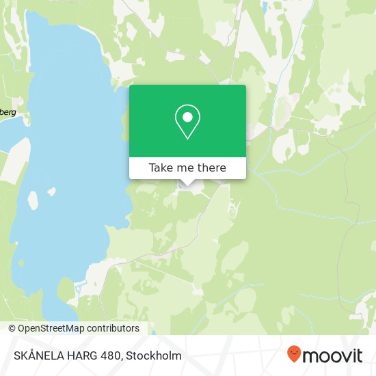 SKÅNELA HARG 480 map