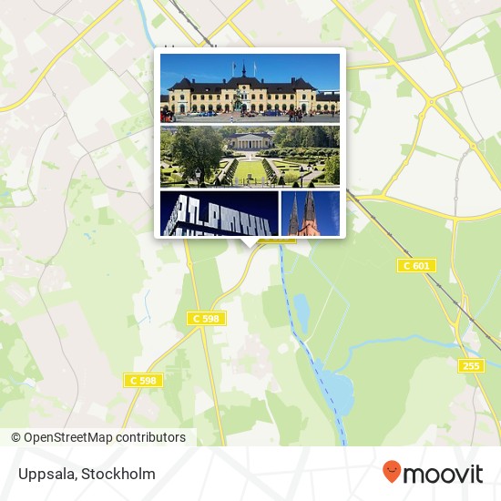 Uppsala map