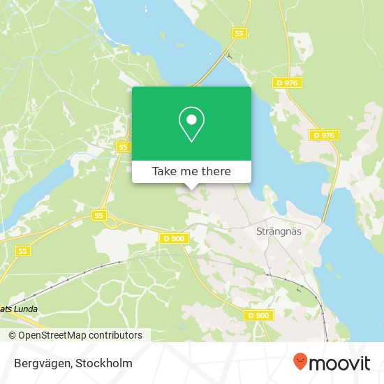 Bergvägen map