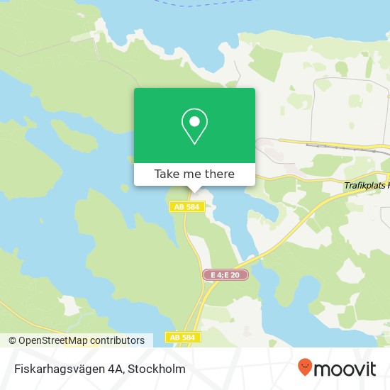 Fiskarhagsvägen 4A map