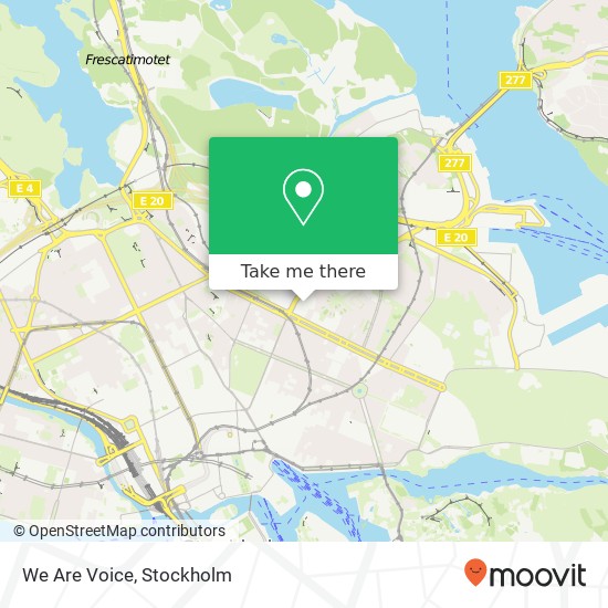 We Are Voice map