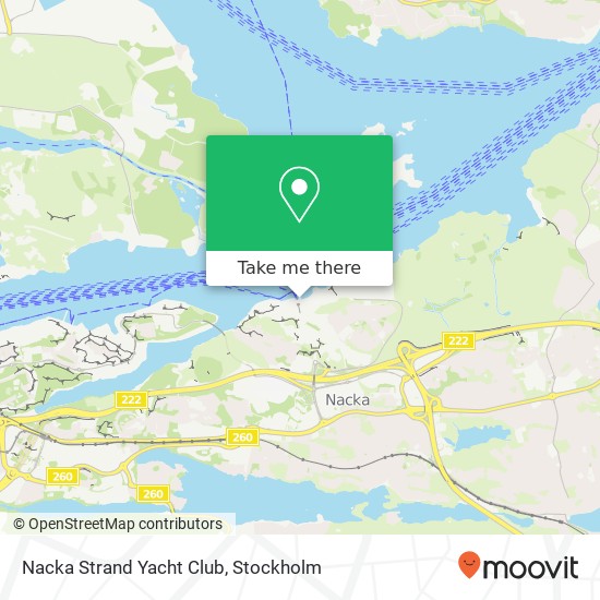 Nacka Strand Yacht Club map