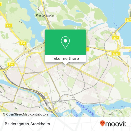 Baldersgatan map