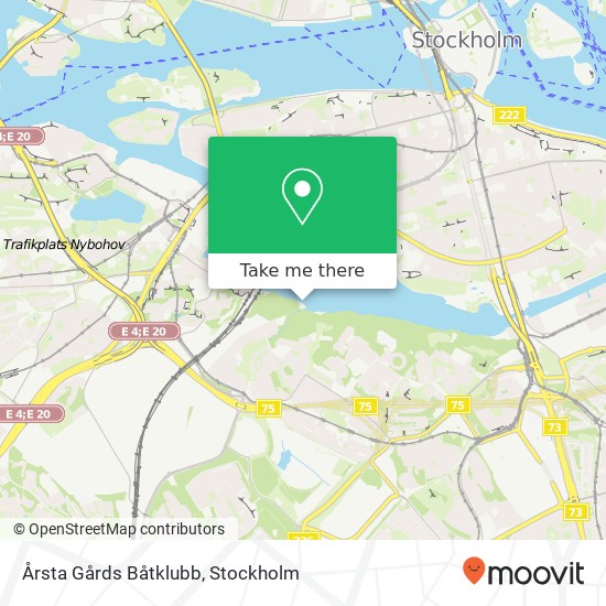 Årsta Gårds Båtklubb map