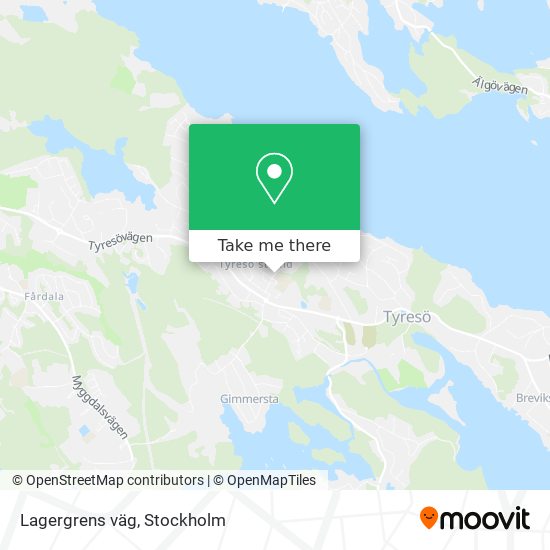 Lagergrens väg map