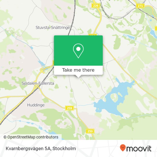 Kvarnbergsvägen 5A map