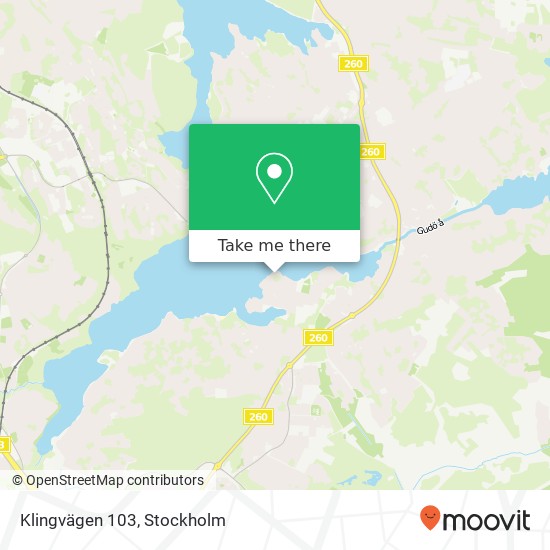 Klingvägen 103 map