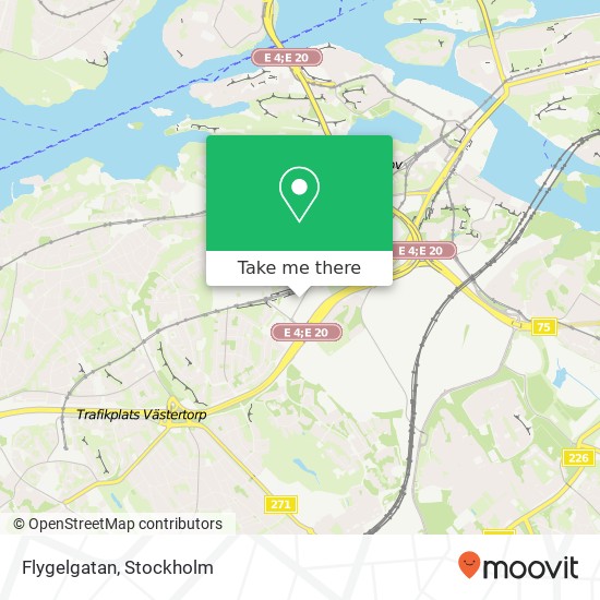 Flygelgatan map