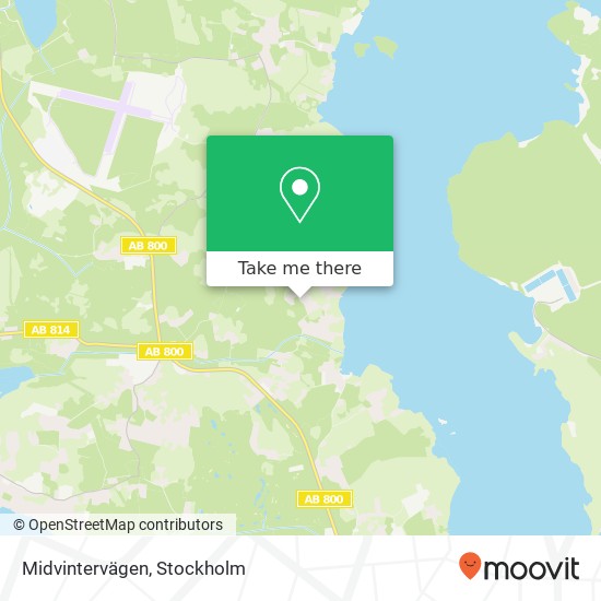 Midvintervägen map