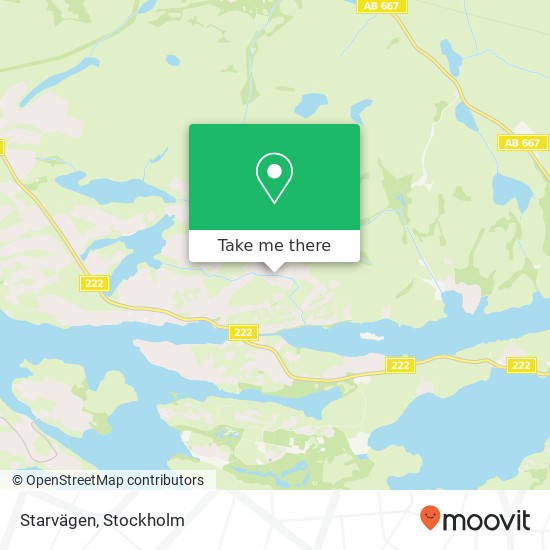 Starvägen map