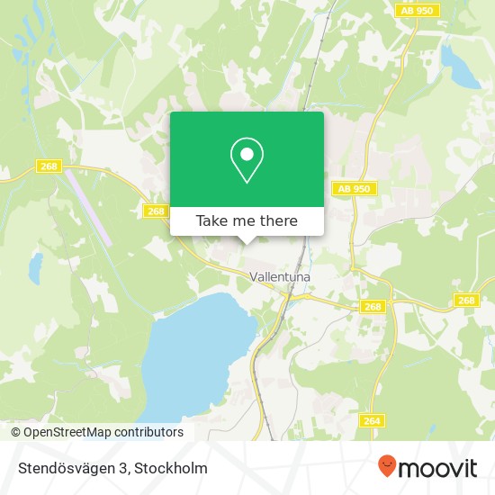 Stendösvägen 3 map