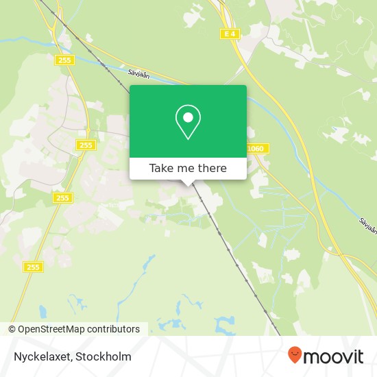 Nyckelaxet map