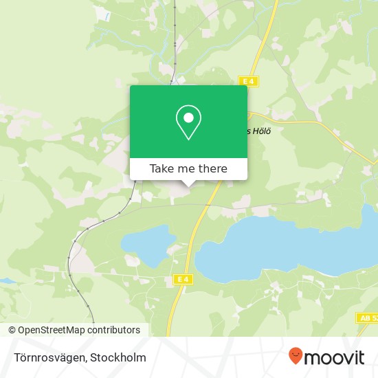 Törnrosvägen map