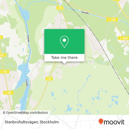 Stenbrohultsvägen map